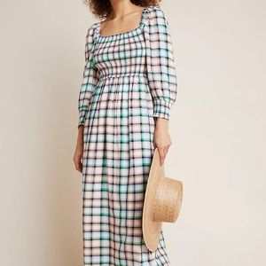 Anthropologie Maeve Gingham Dress